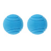 2Pcs Nearly Indestructible Dog Balls, Chew Fetch Play Pet Dogs Toy Blue