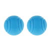 2Pcs Nearly Indestructible Dog Balls, Chew Fetch Play Pet Dogs Toy Blue