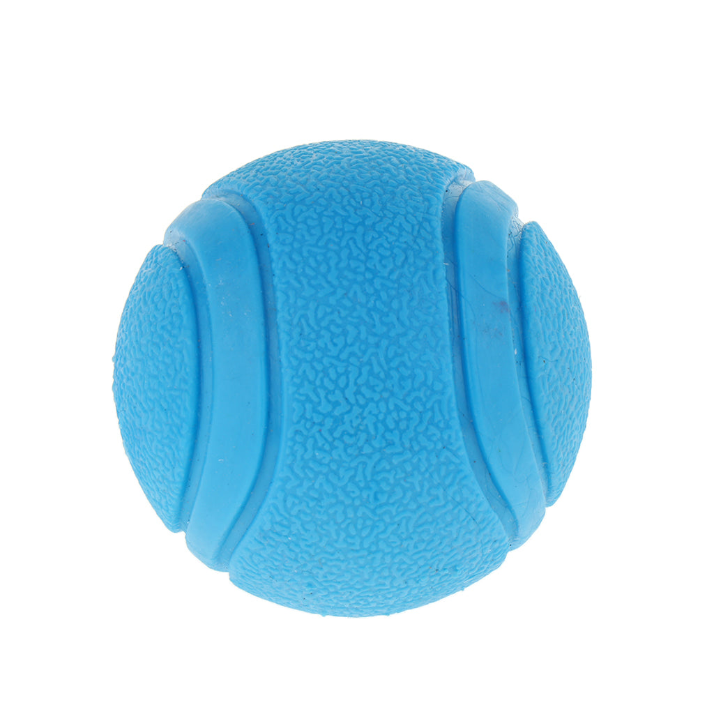 2Pcs Nearly Indestructible Dog Balls, Chew Fetch Play Pet Dogs Toy Blue