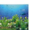 High Definition 3D Single Adhesive Plant Fish Picture Backdrop for Aquarium L