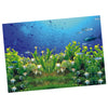 High Definition 3D Single Adhesive Plant Fish Picture Backdrop for Aquarium L