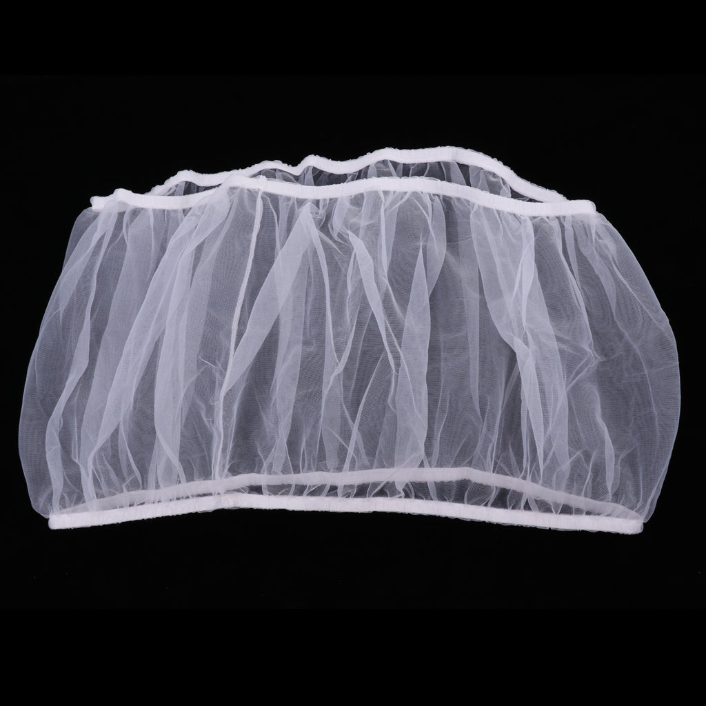 Bird Cage Net Cover Mesh Bird Seed Catcher Guard Net Cover Clothing S White