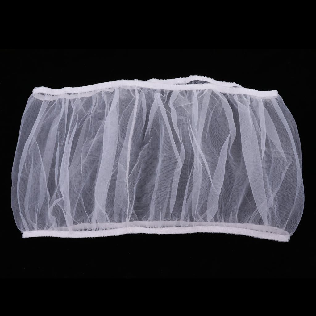 Bird Cage Net Cover Mesh Bird Seed Catcher Guard Net Cover Clothing S White