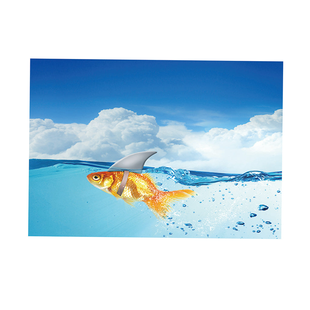 Aquarium Fish Tank Adhesive Background Picture Wall Decoration XS