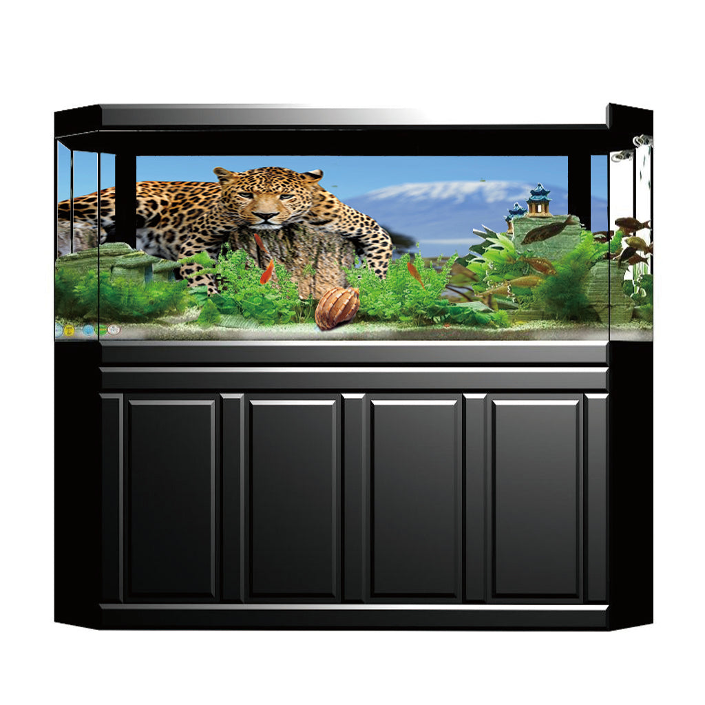 Aquarium 3D Single-sided Adhesive Background Sticker Decoration 61x30cm