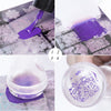 Silicone Nail Art Image Stamper Scraper Stamping Plate Template Manicure Kit