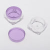 50x Empty Round Makeup Jar Pot Travel Cream Powder Cosmetic Container 5g Purple