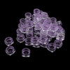 50x Empty Round Makeup Jar Pot Travel Cream Powder Cosmetic Container 5g Purple