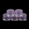 50x Empty Round Makeup Jar Pot Travel Cream Powder Cosmetic Container 5g Purple