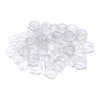 50x Empty Round Makeup Jar Pot Travel Cream Powder Cosmetic Container 5g Clear