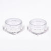 50x Empty Round Makeup Jar Pot Travel Cream Powder Cosmetic Container 5g Clear