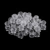 50x Empty Round Makeup Jar Pot Travel Cream Powder Cosmetic Container 5g Clear