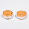 50x Empty Round Makeup Jar Pot Travel Cream Powder Cosmetic Container 5g Orange