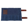 Leather Barber Hairdressing Tools Holder Pouch Scissors Shears Case Bag Dark Blue