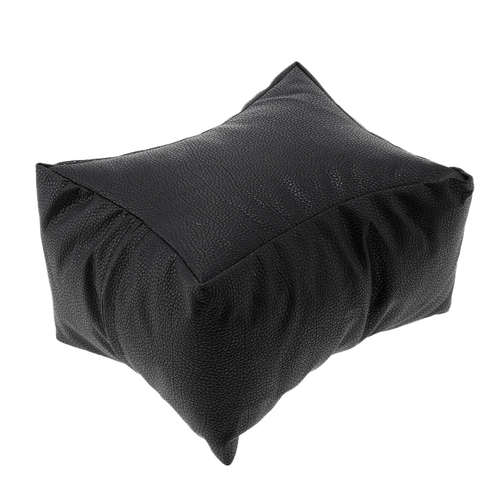 Soft Manicure Care Salon Half Hand Cushion Rest Pillow Nail Art PU Black