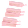 5x Plastic Empty Lipstick Tubes Lip Balm Container DIY Lipstick Holders Pink