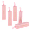 5x Plastic Empty Lipstick Tubes Lip Balm Container DIY Lipstick Holders Pink