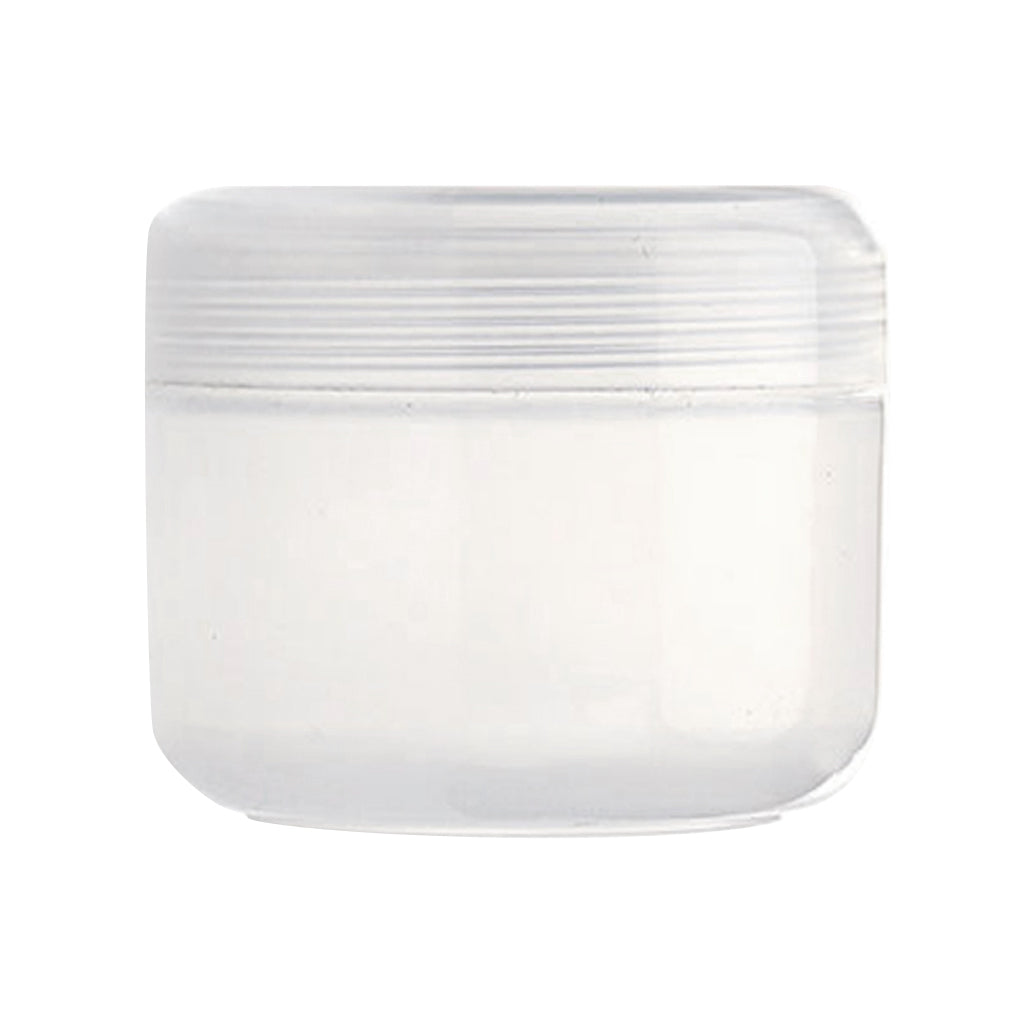 Refillable Plastic Empty Face Cream Cosmetic Container with Lid Clear-100g