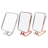 Durable Makeup Mirror Dormitory Bathroom Square Free-Standing Mirrors Silver