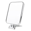 Durable Makeup Mirror Dormitory Bathroom Square Free-Standing Mirrors Silver