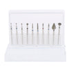 10pcs/set Professional Nail Tips Grinding Heads Nail Art Drill Bits Tool E