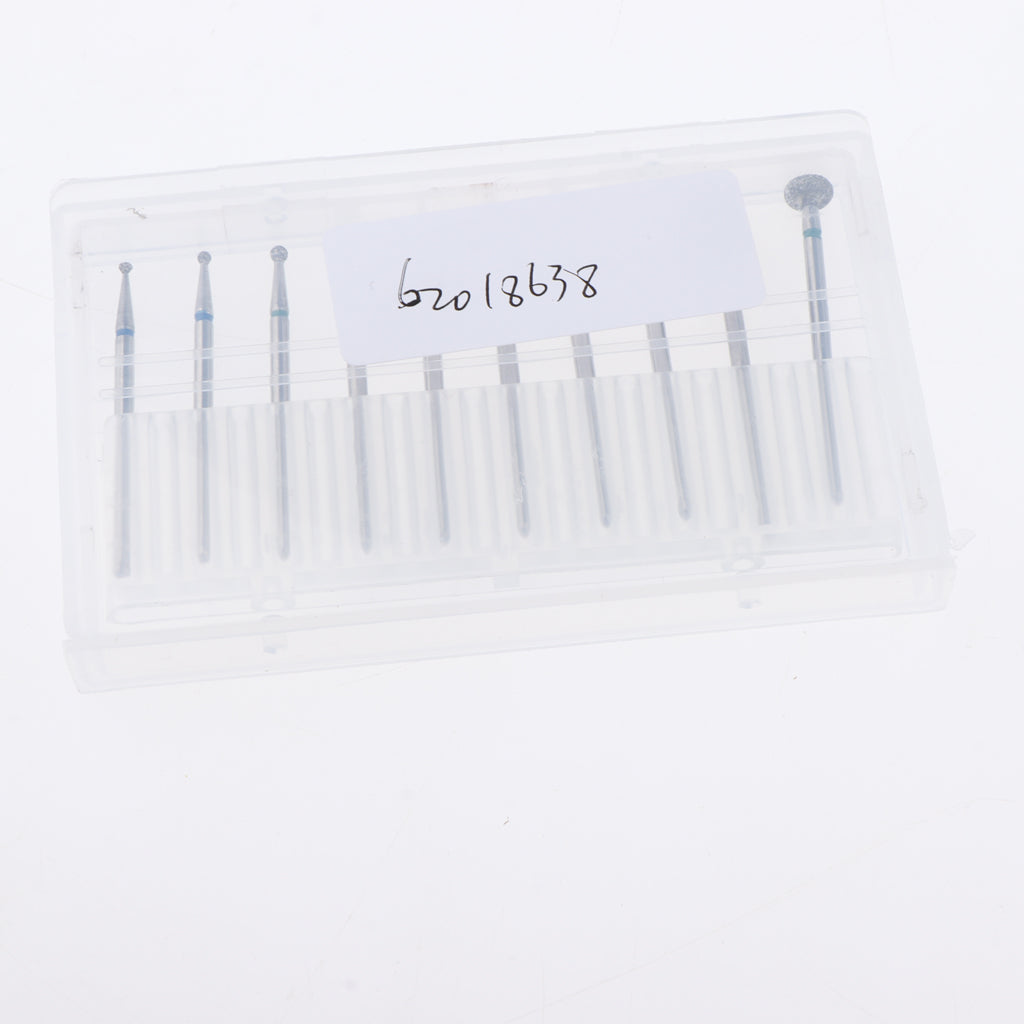 10pcs/set Professional Nail Tips Grinding Heads Nail Art Drill Bits Tool E