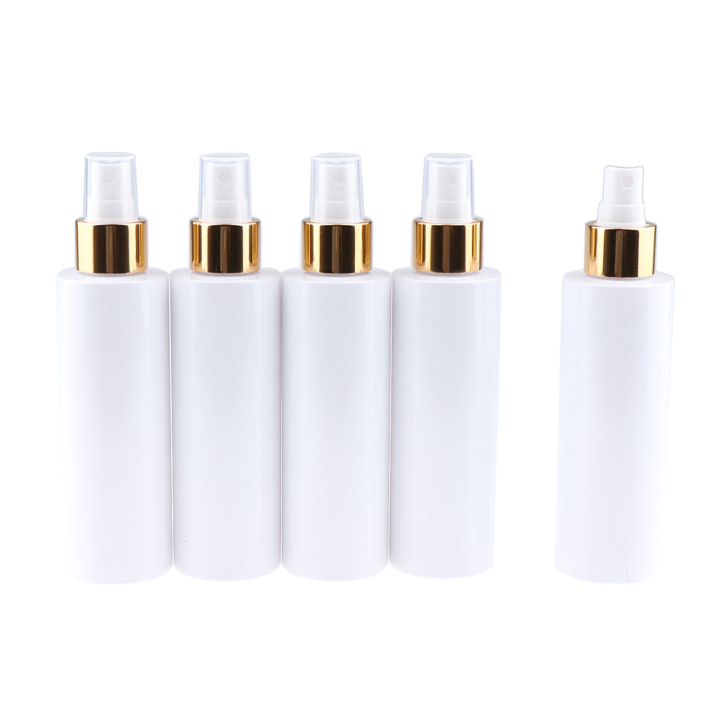 5x Refillable Empty Spray Bottle Liquid Makeup Toner Container for Travel 150ML