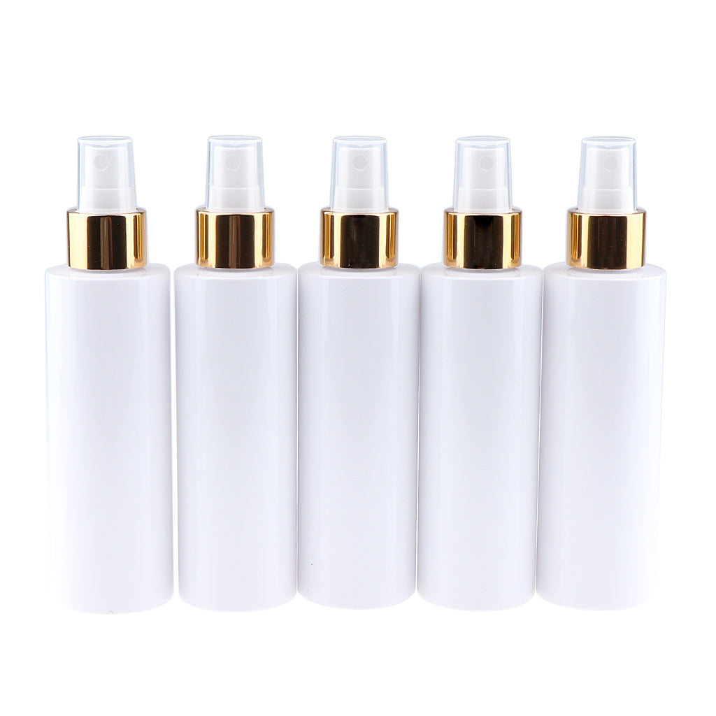 5x Refillable Empty Spray Bottle Liquid Makeup Toner Container for Travel 150ML