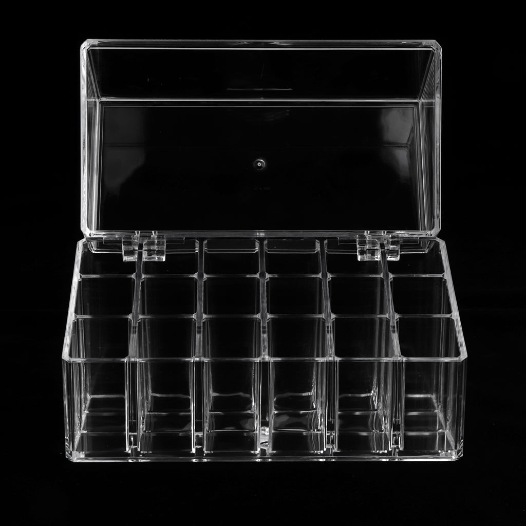 18 Slots Makeup Lipstick Lip Gloss Display Stand Rack Holder Organizer