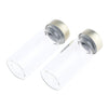 20Pcs Empty Sterile Glass Sealed Serum Vials Bottles Liquid Containers 10ml