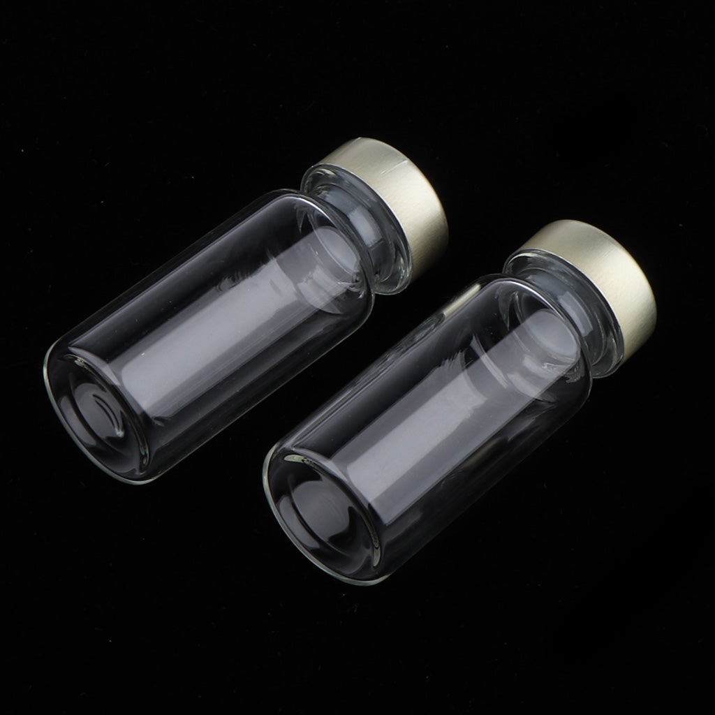 20Pcs Empty Sterile Glass Sealed Serum Vials Bottles Liquid Containers 10ml