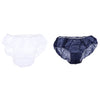 50pcs Nonwoven Underwear Panties Handy Briefs for Travel Hotel Spa White