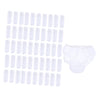 50pcs Nonwoven Underwear Panties Handy Briefs for Travel Hotel Spa White