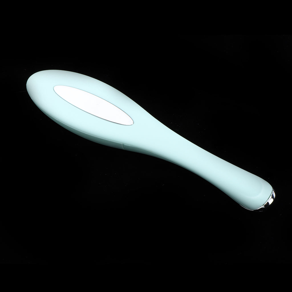 Heating Vibration Face Eye Massager Wand Relieve Dark Circle Puffiness  Blue