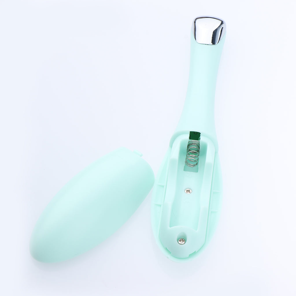 Heating Vibration Face Eye Massager Wand Relieve Dark Circle Puffiness  Blue