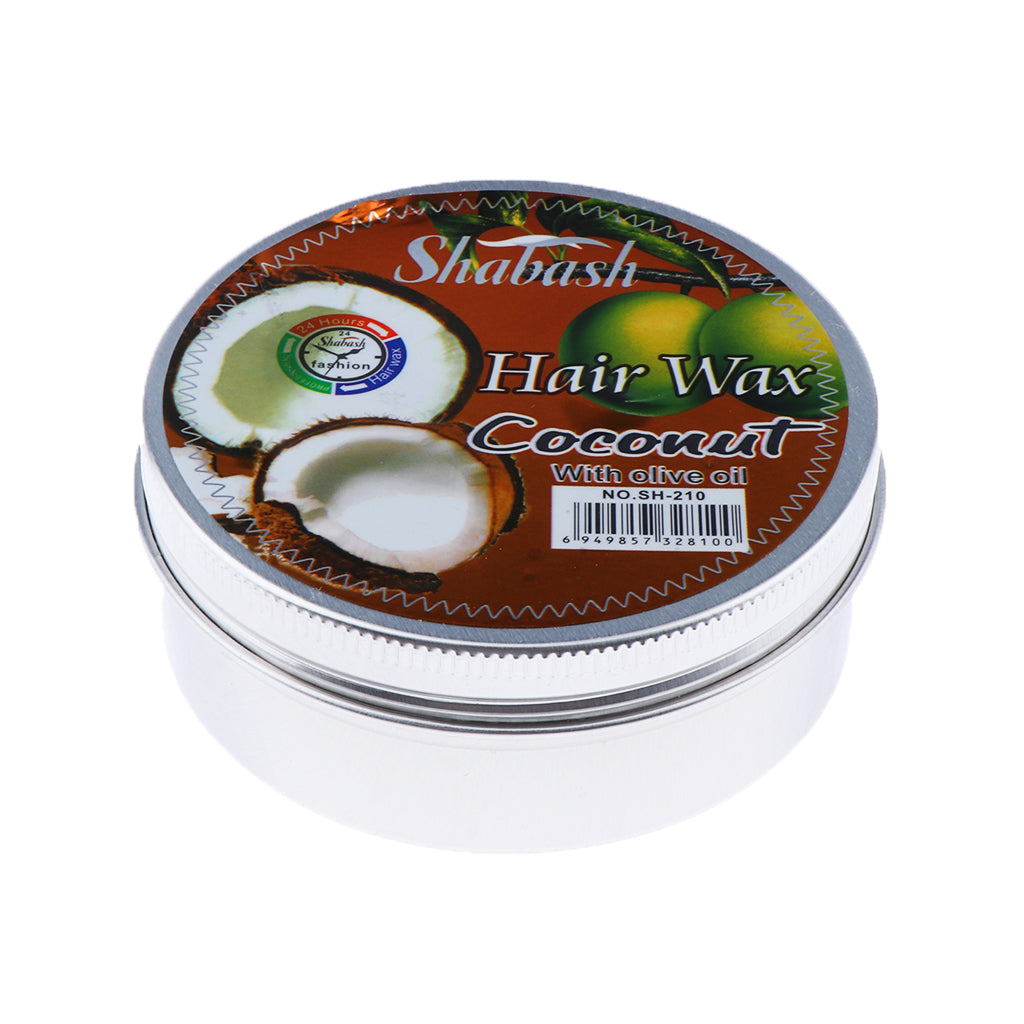 150g Hairstyle Fruit Mud Cream Styling Wax Unisex Hair Styling Gel Brown-Coconut