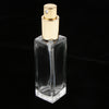 2Pcs 30ml Glass Perfume Empty Bottle Atomizer Pump Sprayer Refillable Travel Gold