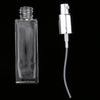 2Pcs 30ml Glass Perfume Empty Bottle Atomizer Pump Sprayer Refillable Travel Silver