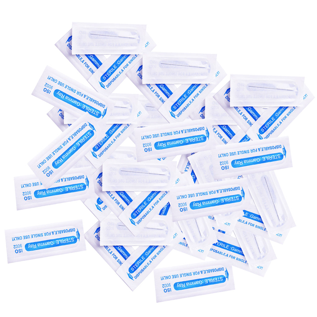 100 Pieces Microblading Permanent Makeup Needles For Tattoo Eyebrow Pen 3R