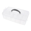 10 Grids Handheld Storage Box Case Home Organizer Earring Jewelry Container White