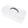 10 Grids Handheld Storage Box Case Home Organizer Earring Jewelry Container White