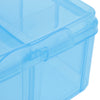 10 Grids Handheld Storage Box Case Home Organizer Earring Jewelry Container Blue