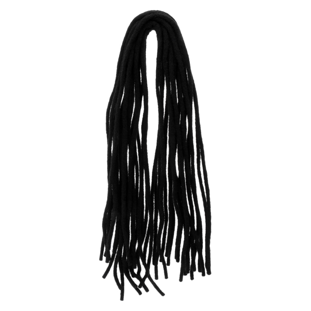 20Pcs Heat Resistant Synthetic Braiding Hair Dreadlocks Extension Braid Black