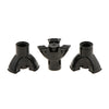 3Pcs Crutch Ferrules Rubber End Walking Stick Tips Feet Trekking Pole Bottom 19mm