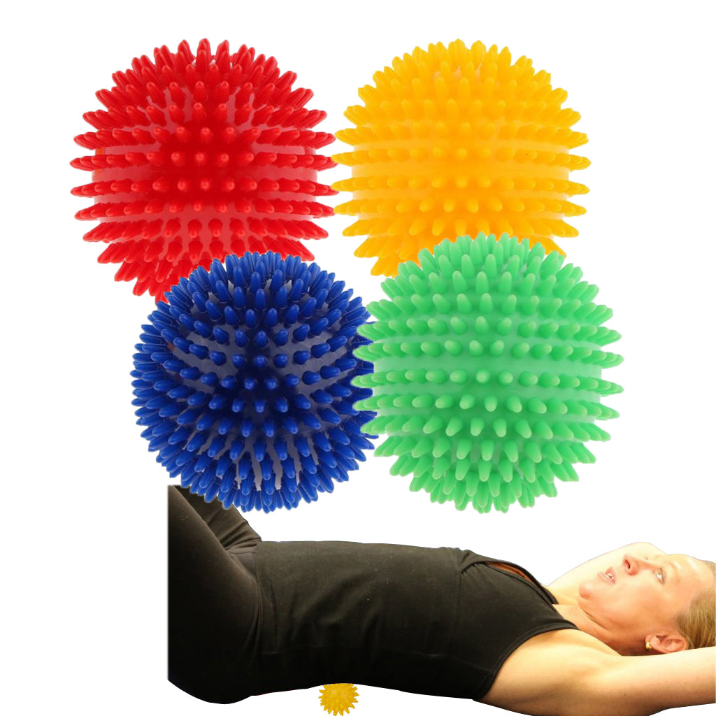 Spiky Massage Ball Body Trigger Point Acupuncture Soreness Pain Relief Green