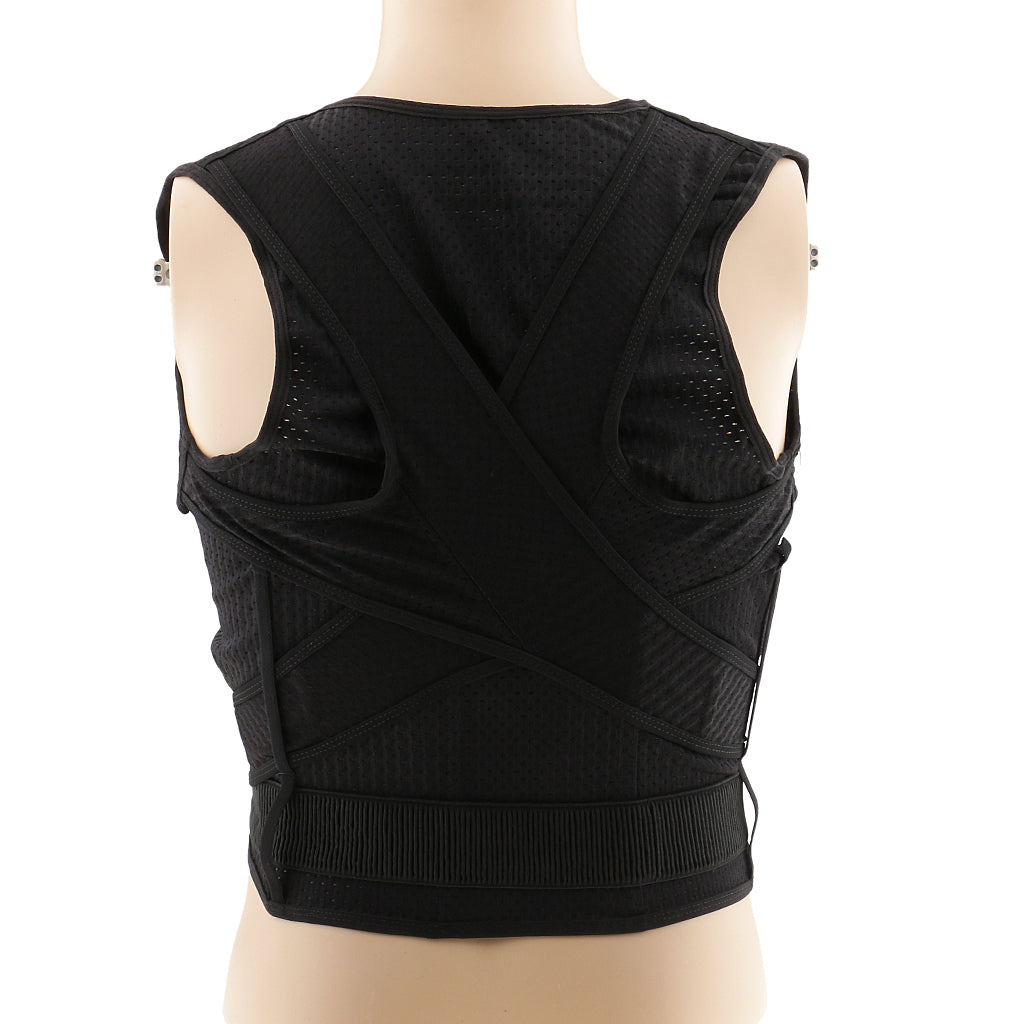 Unisex Posture Corrector Body Back Lumbar Shoulder Belt Brace Support XXL