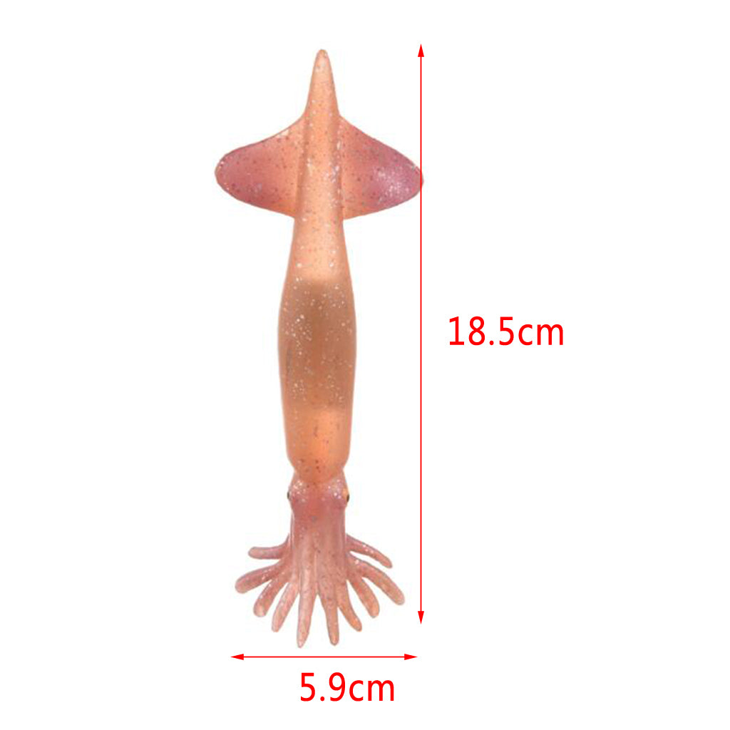 Marine Animal Model Solid Simulation Intelligence Learning Toys Pink Squid