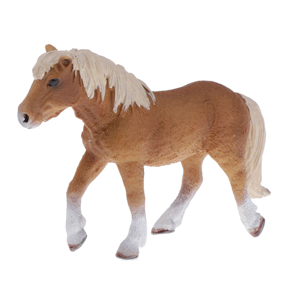 Simulation Animal Model Horse LifeLike for Home Garden Miniature Props Style10