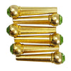 Set of 6 Bridge Pins for Acoustic Guitar Replacement Parts Green