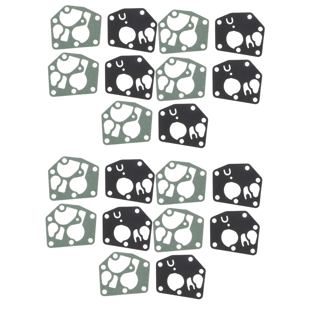 Pack of 10 Carburettor Gasket Diaphragm Kits for for Briggs & Stratton